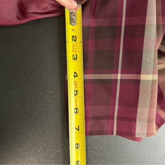 Women’s 20 Plaid Skirt Flat‎ Front Pockets Preppy Academia Gothic Grunge Punk - Picture 9 of 12